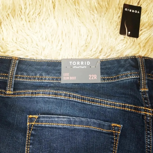 Torrid Luxe Slim Boot Jeans 22R - Picture 10 of 10